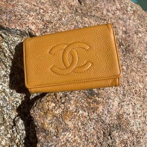 Chanel keychain wallet